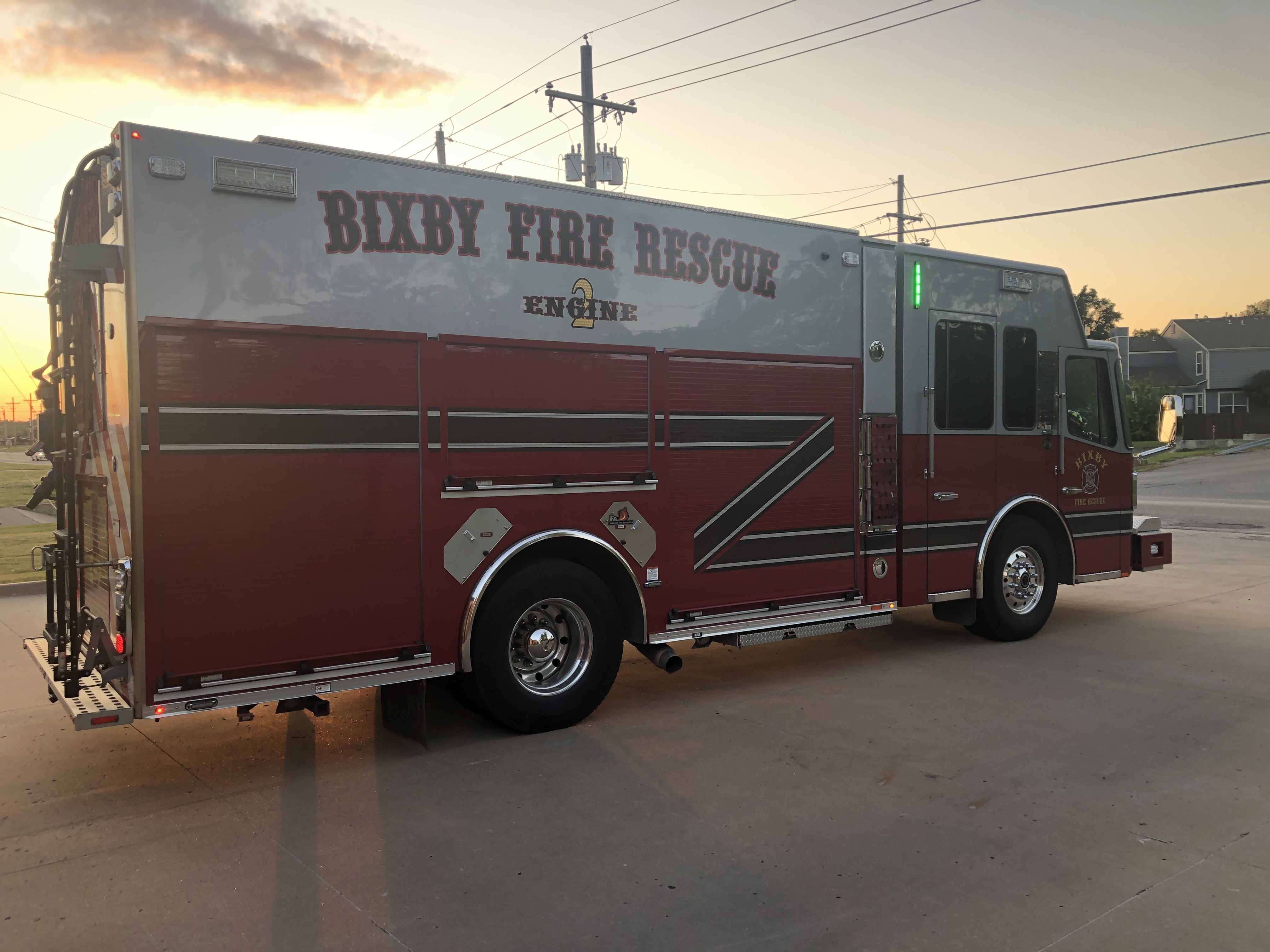 Bixby Fire Truck Tulsa Library